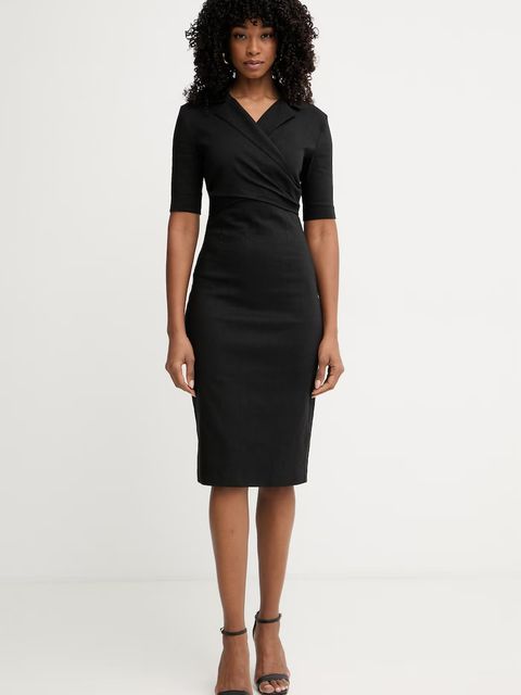 Pinko sukienka z lnem - zdjęcie produktu nr 1