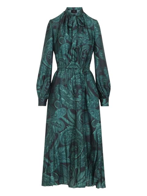 ETRO long-sleeve midi dress - Green - zdjęcie produktu nr 1