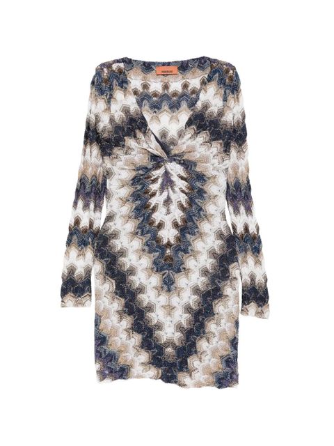 Missoni chevron twisted dress - White - zdjęcie produktu nr 1