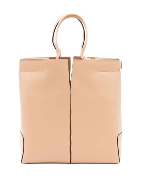 Tod's top-handle leather tote bag - Neutrals