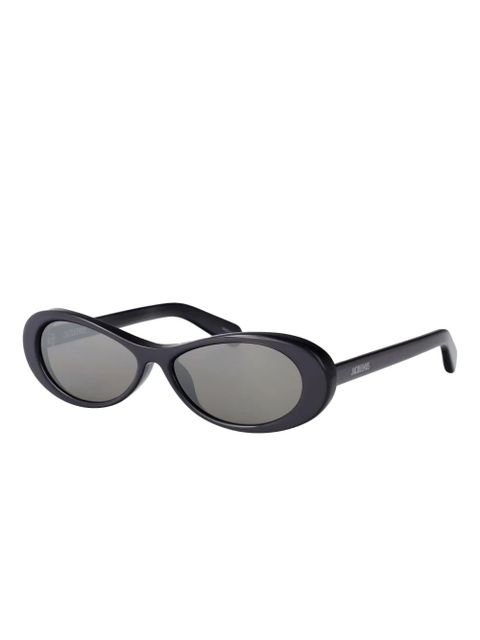 Jacquemus oval-frame sunglasses - Black - zdjęcie produktu nr 2