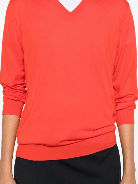 The Row Haius V-neck sweater - Red