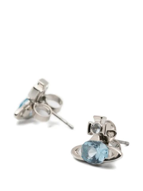 Vivienne Westwood Allie crystal-embellished earrings - Silver