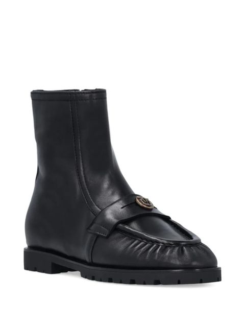 PINKO Nora pleated-detail boots - Black - zdjęcie produktu nr 2