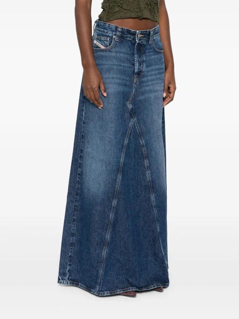 Diesel De-Pago maxi denim skirt - Blue
