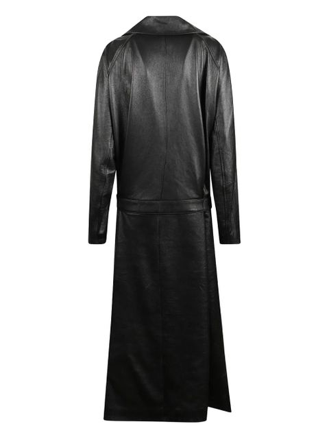 Balenciaga belted lambskin coat - Black - zdjęcie produktu nr 2