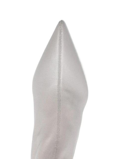 TOTEME pointed-toe leather boots - Grey