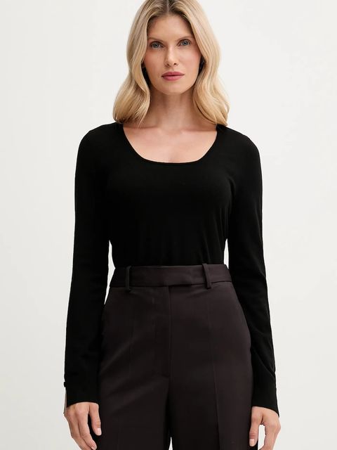 United Colors of Benetton sweter damski kolor czarny lekki 1W2AD10E5 - zdjęcie produktu nr 1