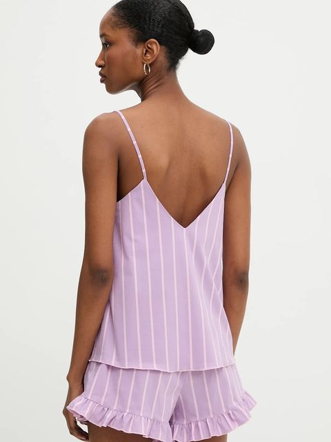 Answear.LAB piżama damska kolor fioletowy