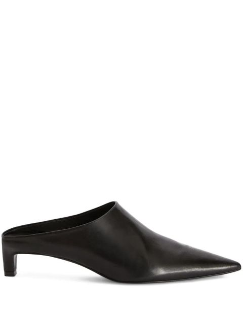 Jil Sander leather mules - Black - zdjęcie produktu nr 1