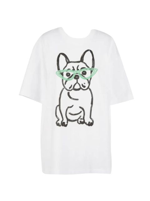 TWINSET bulldog-printed T-shirt - White - zdjęcie produktu nr 1