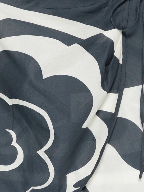 SIR. Lilou printed mini sarong - Blue