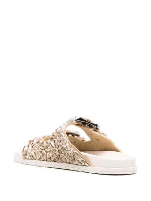 Casadei double-buckle sandals - Neutrals - zdjęcie produktu nr 2