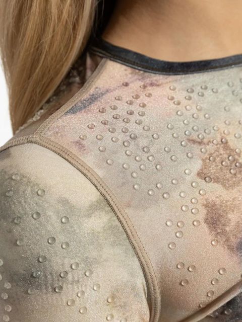 Diesel D-Uplo long-sleeve mini dress - Neutrals