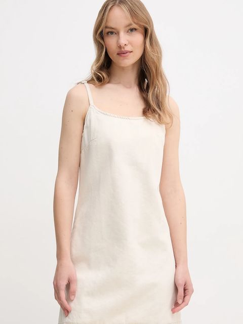 Calvin Klein Jeans sukienka z domieszką lnu - zdjęcie produktu nr 1