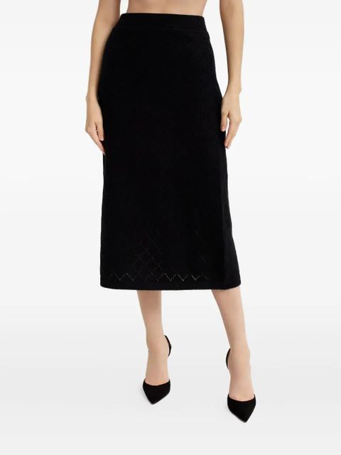 ZIMMERMANN openwork mini skirt - Black