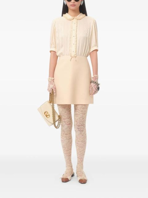 Valentino Garavani short-sleeves mini dress - Neutrals