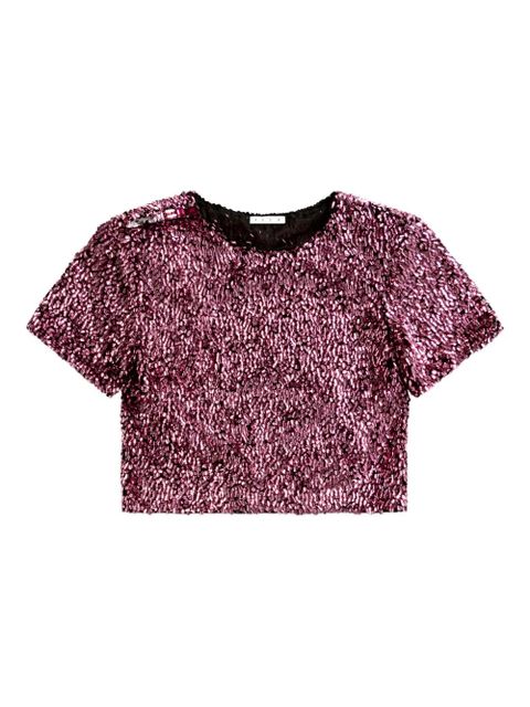 AREA sequin top - Pink - zdjęcie produktu nr 1