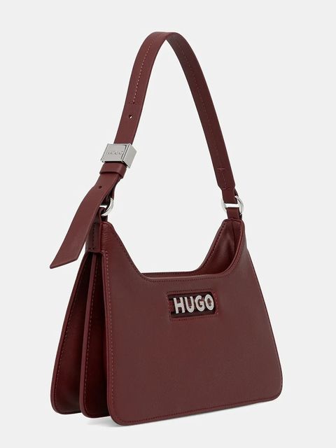 HUGO torebka kolor bordowy 50552205