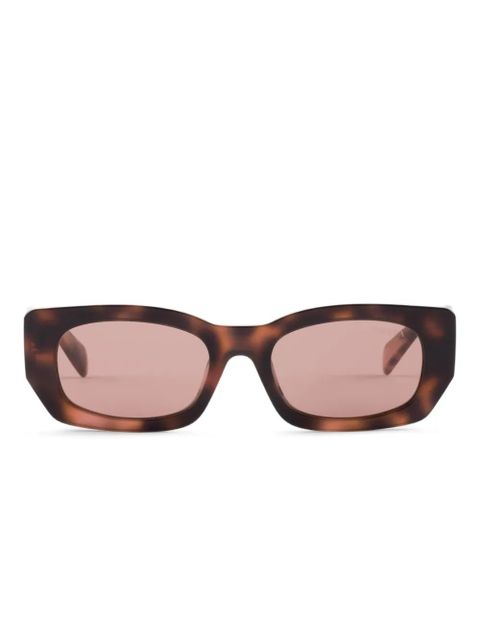 Prada Eyewear rectangle-frame sunglasses - Brown - zdjęcie produktu nr 1