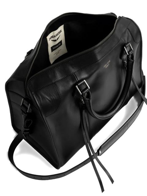 Zadig&Voltaire Sunny leather tassel-detail tote bag - Black