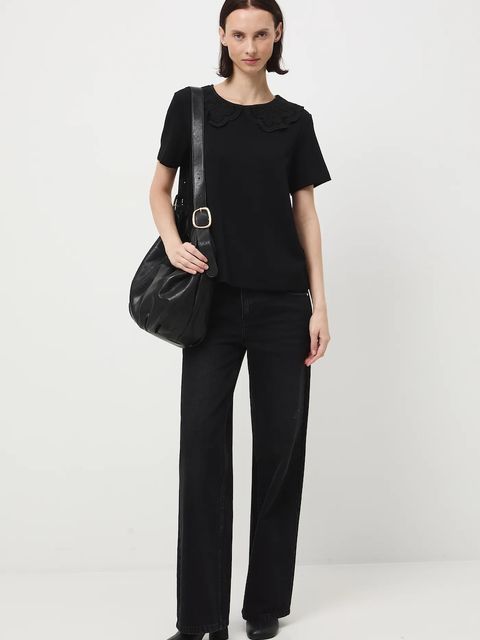 Medicine t-shirt damski kolor czarny - zdjęcie produktu nr 2