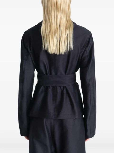 LEMAIRE belted jacket - Blue