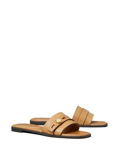 Tory Burch Romy button strap slide - Neutrals - zdjęcie produktu nr 2