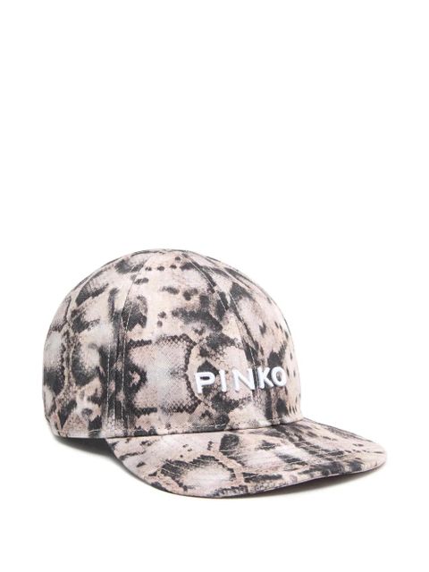PINKO animal-print baseball cap - Neutrals - zdjęcie produktu nr 1