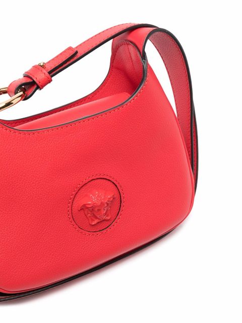Versace small La Medusa hobo bag - Red