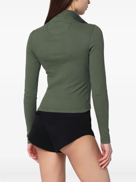 Gucci ribbed long-sleeve top - Green - zdjęcie produktu nr 2