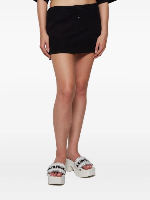 Alexander Wang button mini skort - Black