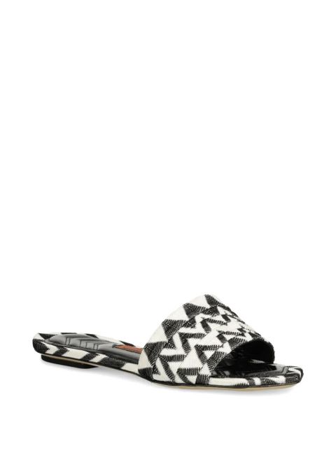 Missoni zigzag-print slides - Black