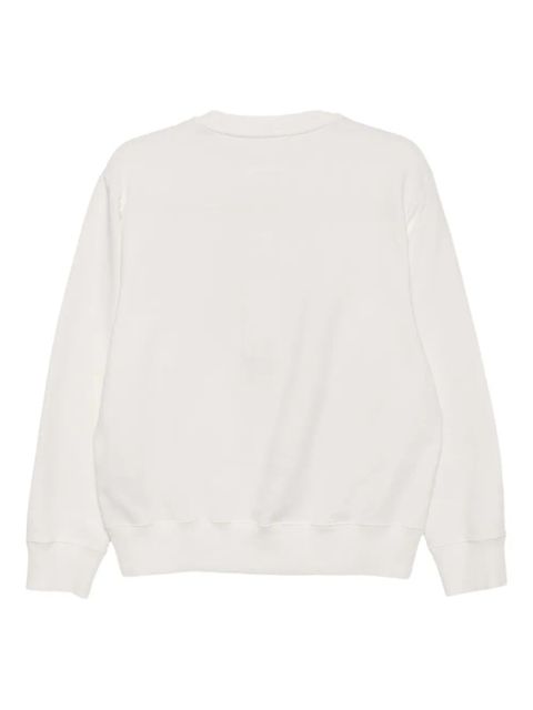 MM6 Maison Margiela logo-print cotton sweatshirt - White - zdjęcie produktu nr 2