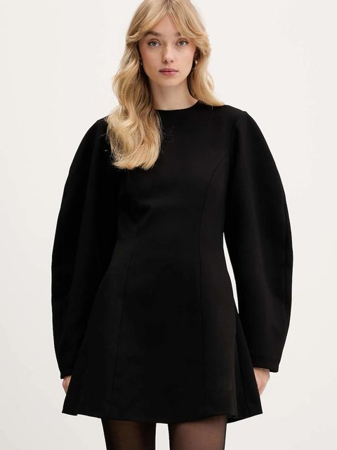 Rotate sukienka kolor czarny mini rozkloszowana 115194100 - zdjęcie produktu nr 1