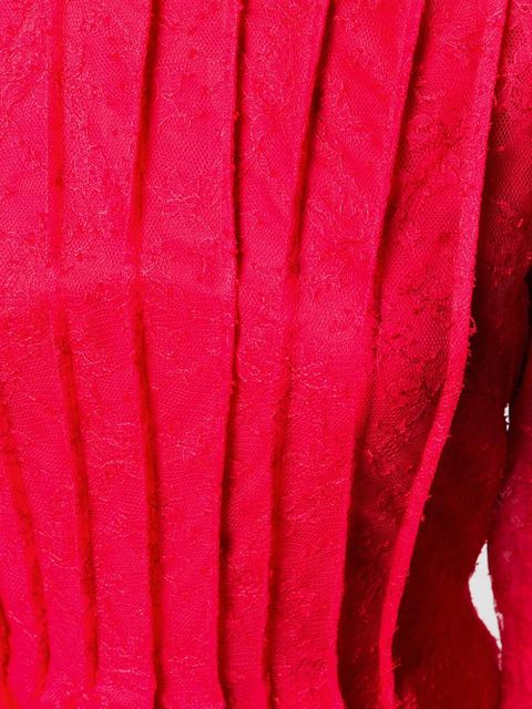 Valentino Garavani floral lace skater dress - Red