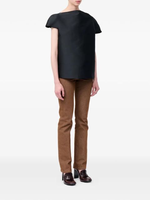 MM6 Maison Margiela cap-sleeve top - Black