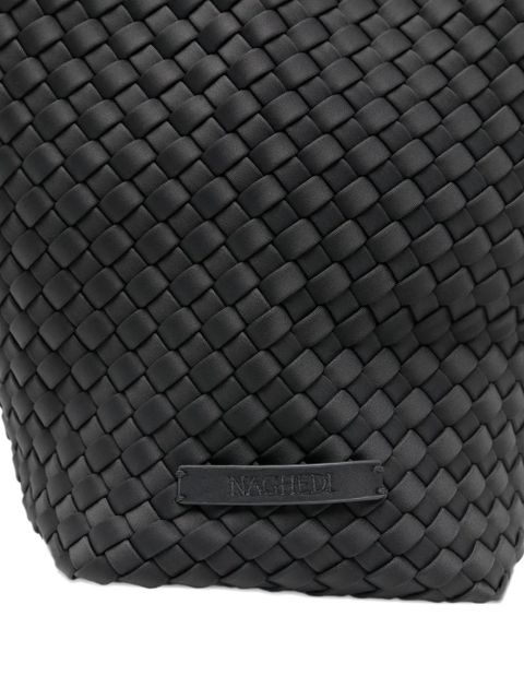 NAGHEDI large Nomad woven tote bag - Black