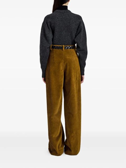 Proenza Schouler corduroy straight trousers - Brown