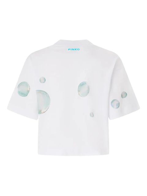 PINKO starfish-print T-shirt - White - zdjęcie produktu nr 2
