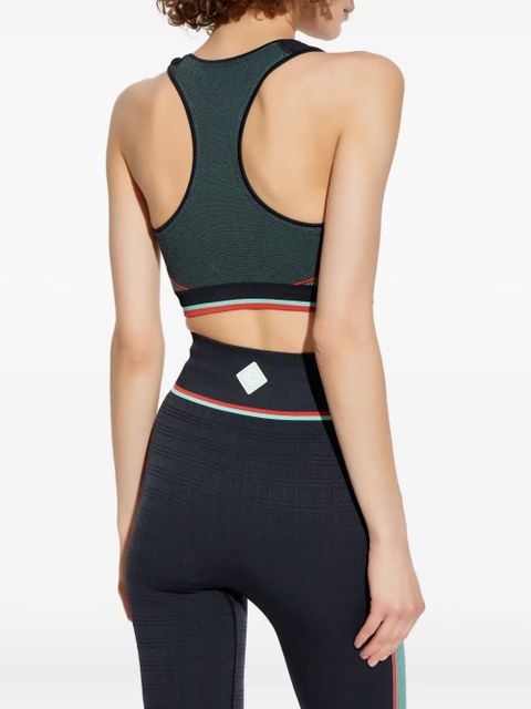 Casablanca racerback sports bra - Black