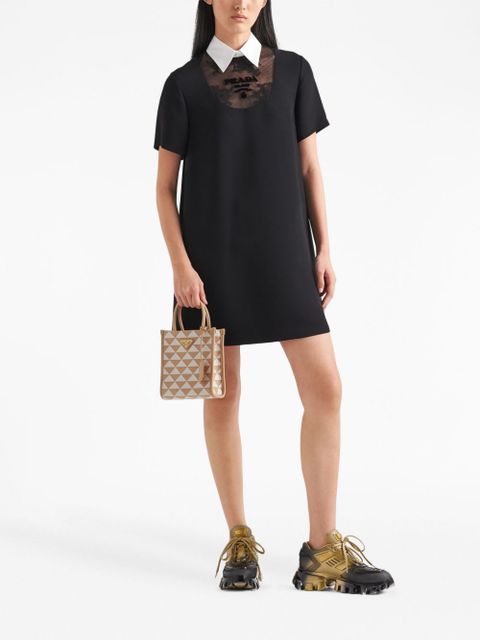 Prada Symbole embroidered mini bag - Neutrals - zdjęcie produktu nr 2