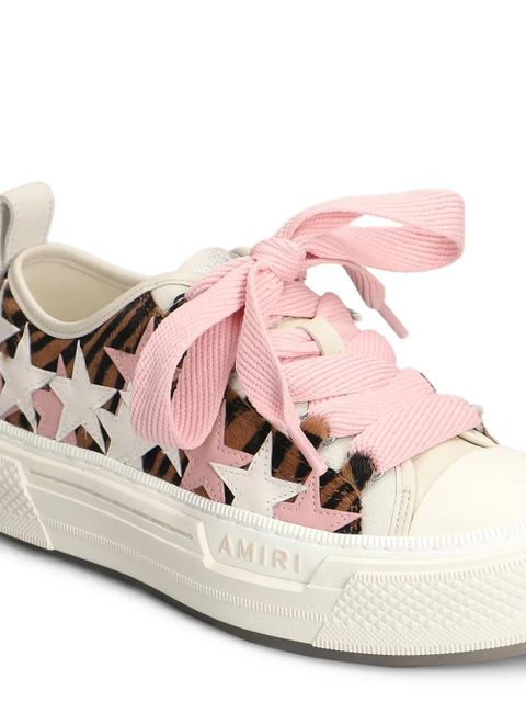 AMIRI star-pattern lace-up sneakers - Brown