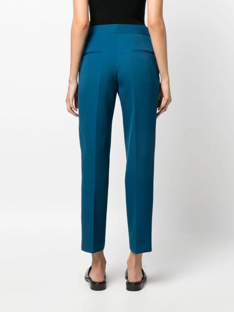 Jil Sander tailored cropped trousers - Blue