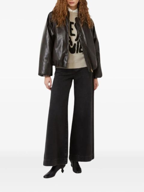 Weekend Max Mara POTENTE zip-closure bomber jacket - Brown