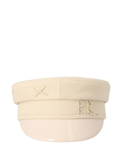Ruslan Baginskiy Baker Boy embroidered hat - Neutrals - zdjęcie produktu nr 1