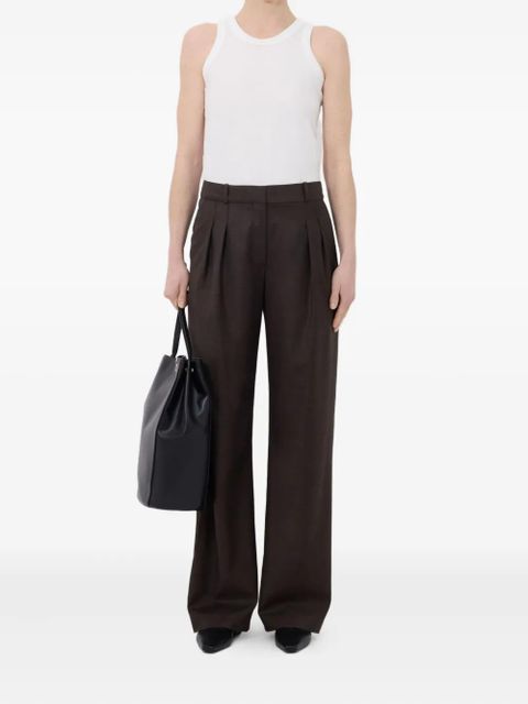 LouLou de Saison pleated straight-leg trousers - Black - zdjęcie produktu nr 2
