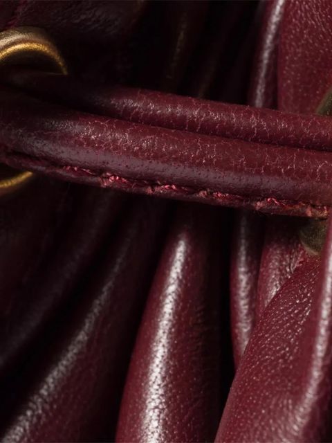 Miu Miu matelassé drawstring clutch bag - Red