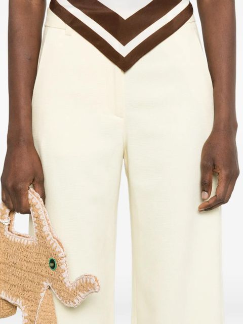 Maje belt-loops trousers - Yellow