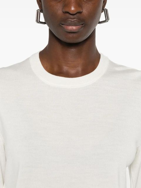 Moschino fine-knit sweater - White